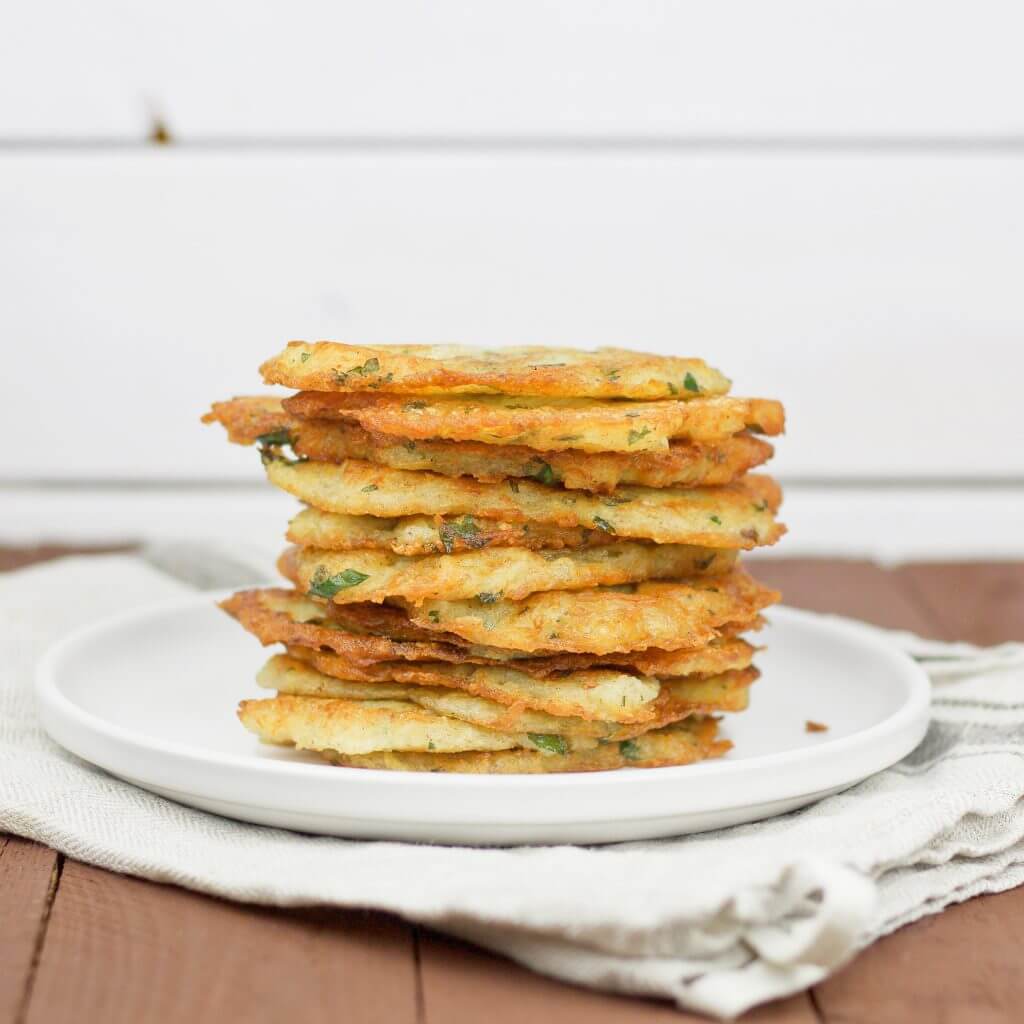 Easy vegan Potato pancakes (hashbrowns) - classic recipe