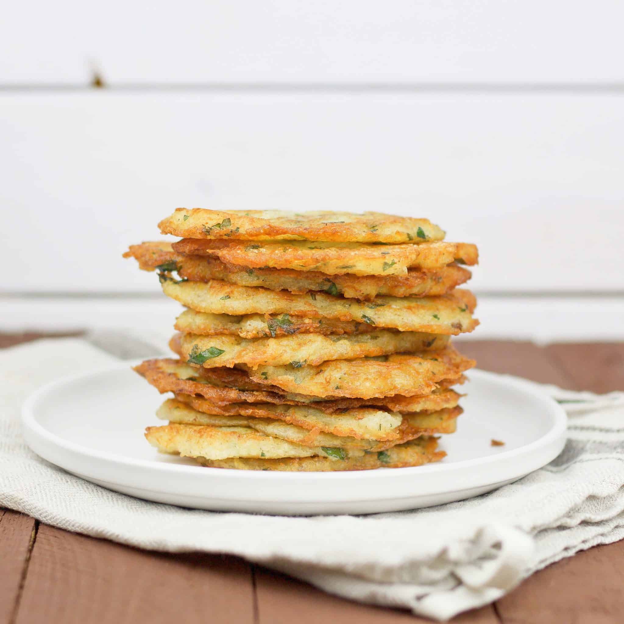 Easy vegan Potato pancakes (hashbrowns) – classic recipe