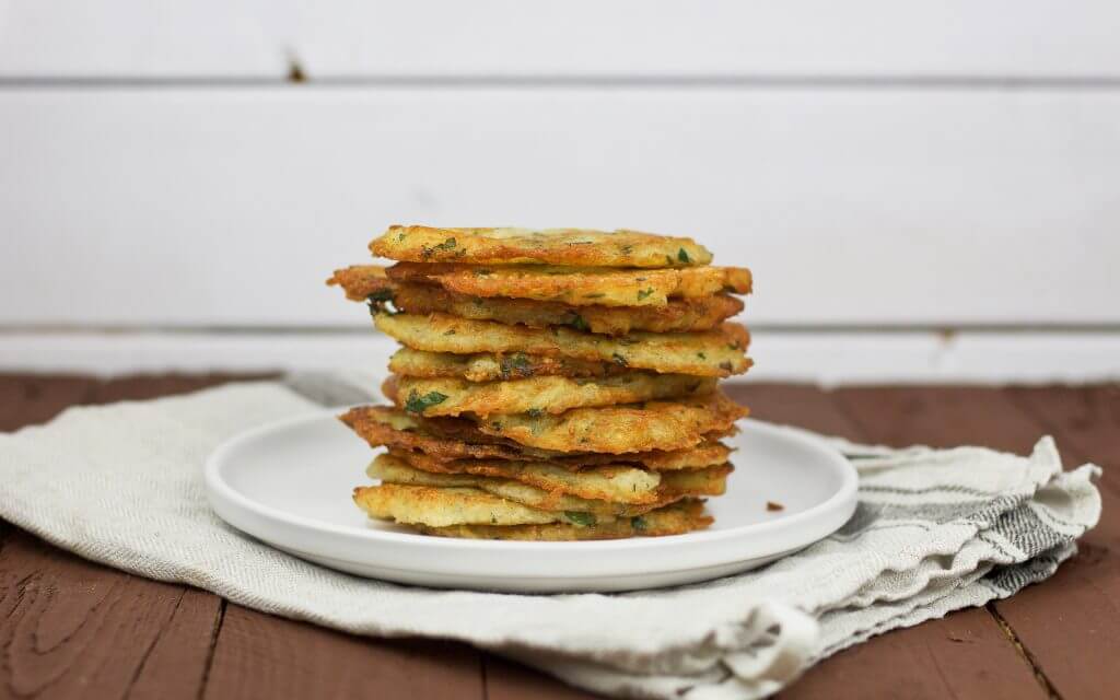 Easy vegan Potato pancakes (hashbrowns) - classic recipe