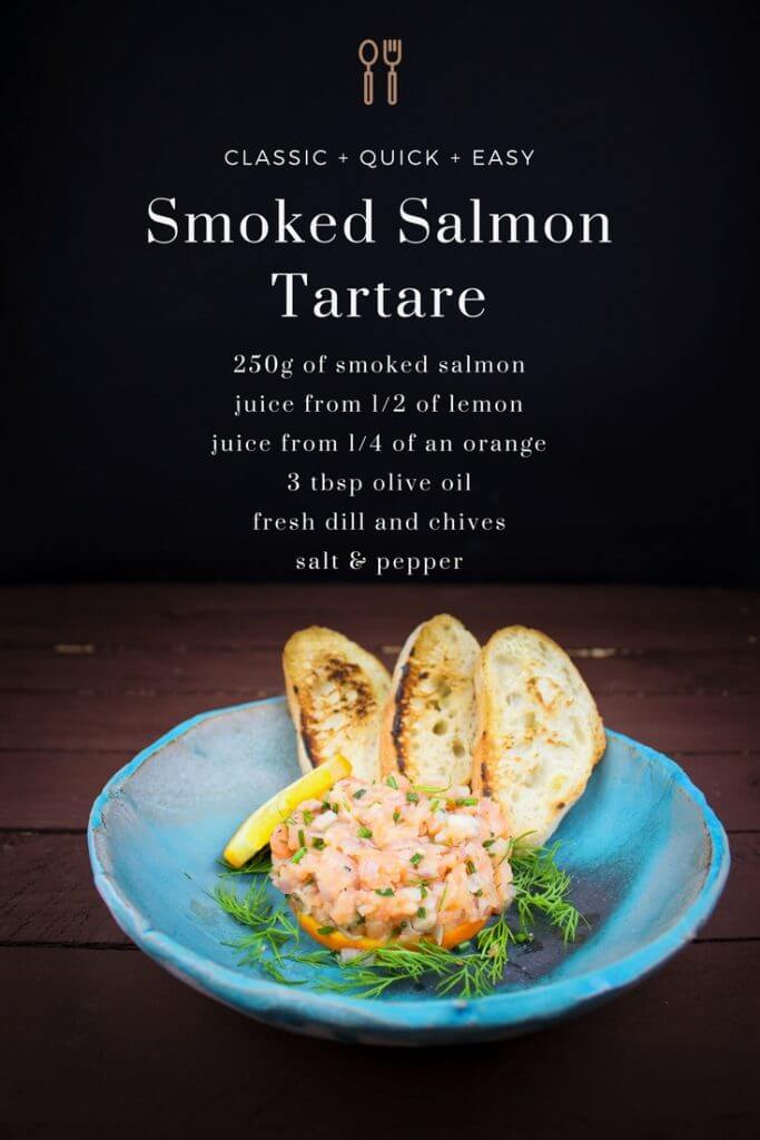 The best Smoked Salmon Tartare