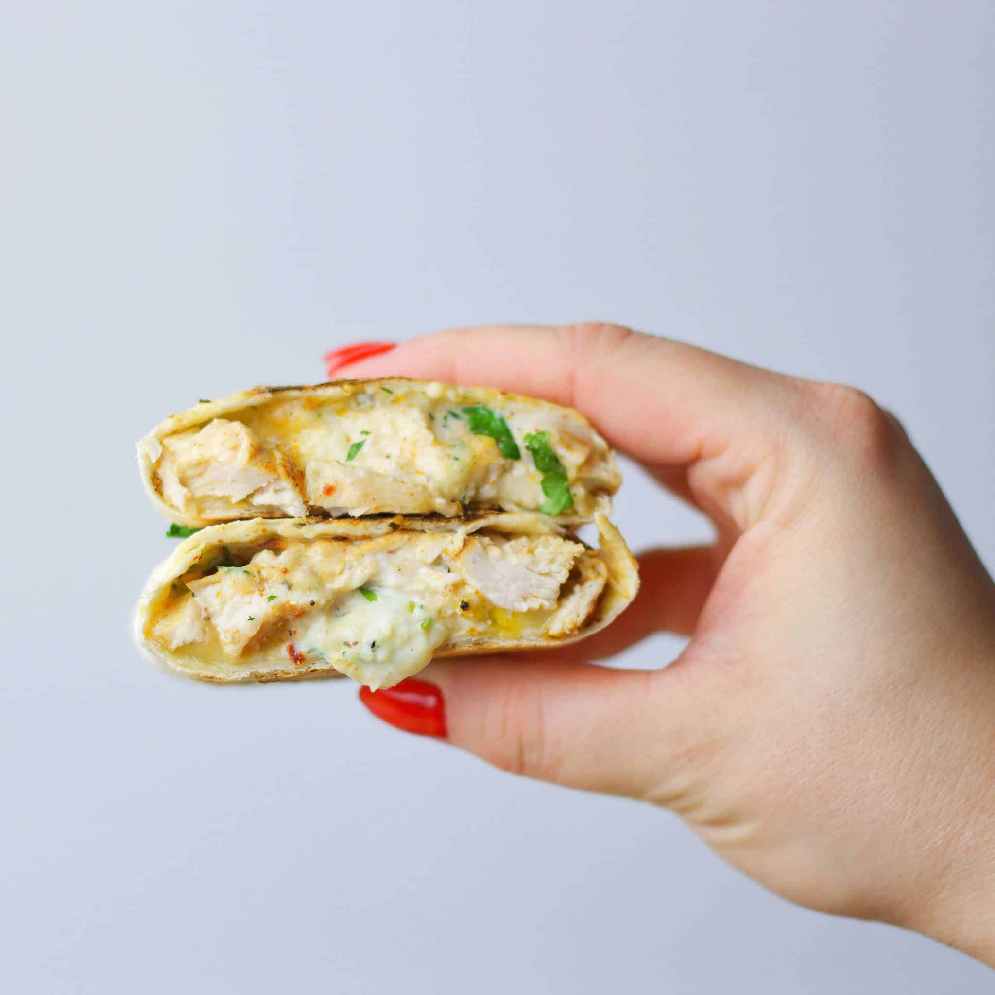 The best wraps with grilled chicken and ranch dressing 3