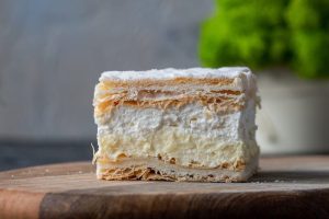 Papal cream cake or kremowka. - One of the best Polish desserts ...