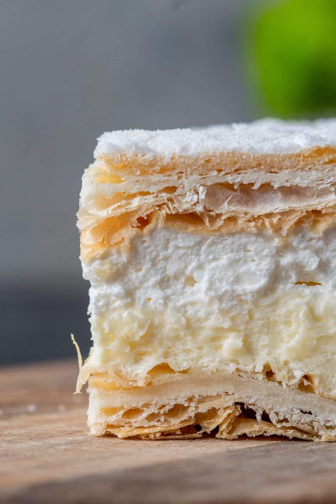 Papal cream cake or kremowka. - One of the best Polish desserts. 4