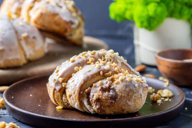 St. Martin’s croissant. The real Polish classic and one of the most delicious Polish desserts. (Rogal Świętomarciński).