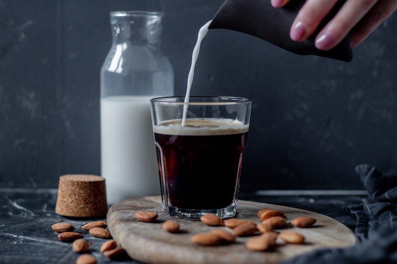 How to make almond milk from roasted almonds?